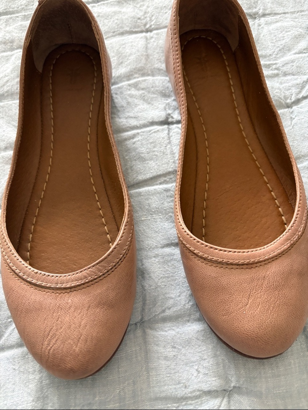 Frye Blush/Tan Ballet Flats